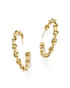 Roberto Coin 18k Yellow Gold Twist Hoop Earrings