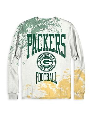 Junk Food Green Bay Packers Long Sleeve Tie Dye Crewneck Tee