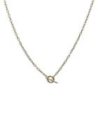 Argento Vivo Paper Clip Chain Toggle Necklace, 18