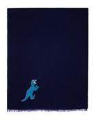 Paul Smith Embroidered Dino Scarf
