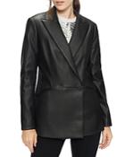 Ted Baker Liivi Faux Leather Blazer