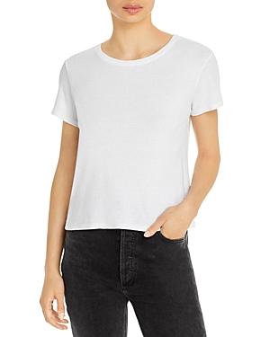 Enza Costa Ribbed Crewneck Tee