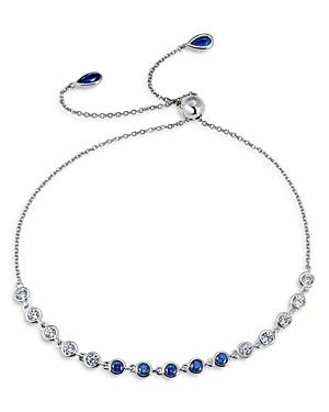 Crislu Two Tone Bezel Set Bracelet
