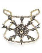 Alexis Bittar Pave Snowflake Cuff Bracelet
