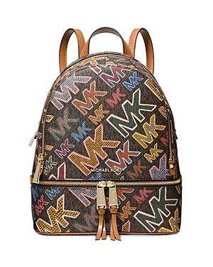 Michael Michael Kors Slater Medium Logo Print Backpack