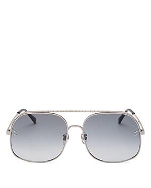 Stella Mccartney Women's Brow Bar Aviator Sunglasses, 60mm