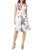 Phase Eight Lilac Flower A-line Dress