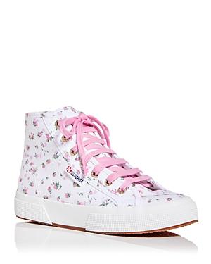 Superga Women's Floral Print High Top Sneakers