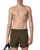 Neil Barrett Thunderbolt Print Swim Trunks