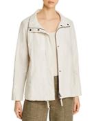 Eileen Fisher Organic-cotton-blend Zip Jacket