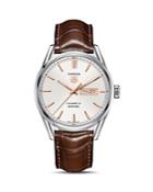 Tag Heuer Carrera Calibre 5 Stainless Steel Watch With Alligator Strap, 41mm