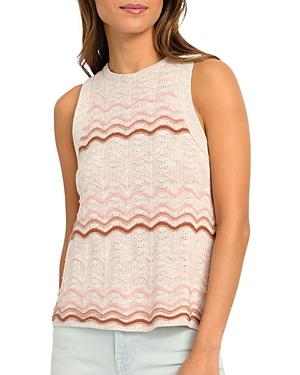 Splendid Yuma Wavy Stripe Sleeveless Sweater