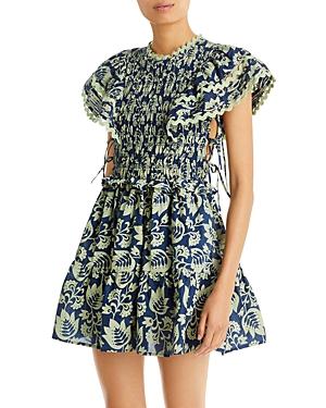 Sea Linda Printed Smocked Dress