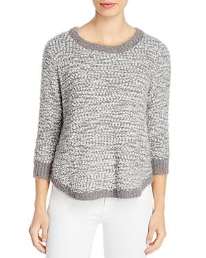 Single Thread Popcorn Knit Fuzzy Sweater