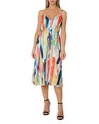 Milly Becca Watercolor Dress