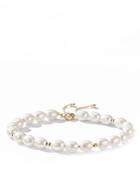 David Yurman Bijoux Spiritual Beads Bracelet With Pearls And 18k Gold
