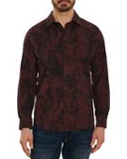 Robert Graham Nara Park Corduroy Abstract Print Shirt