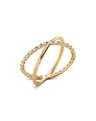 Baublebar Piper Pave Crossover Ring