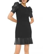 Michael Michael Kors Mixed Media Mini Dress