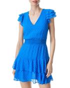 Alice And Olivia Markita Tiered Ruffe Mini Dress