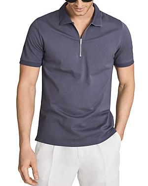Reiss Jude Mercerized Pique Regular Fit Polo Shirt
