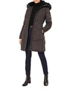 Hobbs London Lettie Faux Fur Trimmed Puffer Jacket