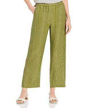 Eileen Fisher Petites Linen Ankle Pants