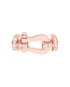 Fred 18k Rose Gold Force 10 Diamond Large Buckle
