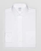 Brooks Brothers Solid Pinpoint Noniron Dress Shirt