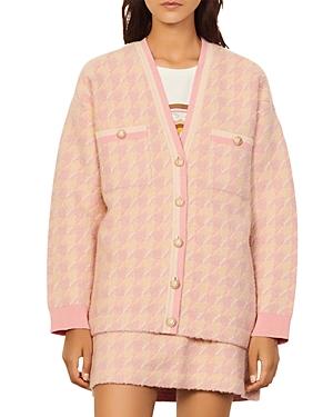 Sandro Kimberley Houndstooth Cardigan