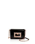 Ted Baker Peonyy Embellished Buckle Leather Clutch