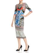 Alice + Olivia Delora Floral Midi Dress