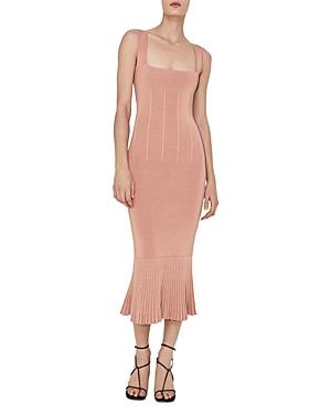 Galvan Atalanta High Shine Mermaid Hem Dress