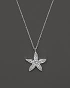 Kc Designs Diamond Starfish Pendant Necklace In 14k White Gold, 16
