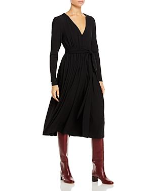 Rebecca Taylor V Neck Midi Dress