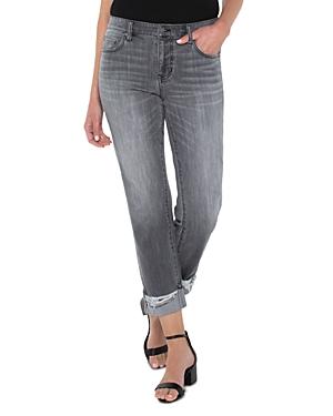 Liverpool Los Angeles Marley Cuffed Girlfriend Jeans In Exposition