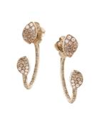 Pasquale Bruni 18k Rose Gold Secret Garden Pave Diamond Ear Jackets