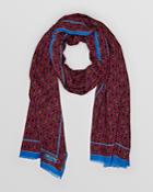 Liberty London British Invasion Wool Silk Paisley Scarf