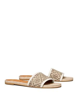 Tory Burch Women's T Monogram Espadrille Slides