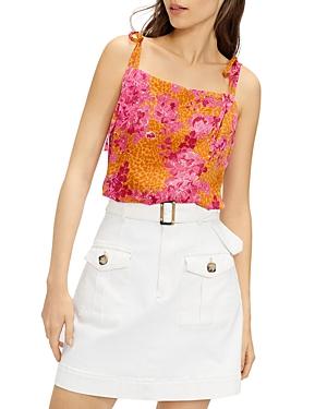Ted Baker Printed Tie Shoulder Camisole Top