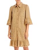 See By Chloe Eyelet Embroidered Shirtdress