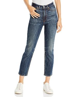 Rag & Bone Nina High Rise Jeans In Tanzanite