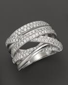 Diamond Crossover Band In 14k White Gold, 1.45 Ct. T.w. - 100% Exclusive