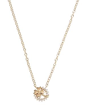Nouvel Heritage 18k Yellow Gold Mystic Diamond Medium Luck Necklace, 16.5