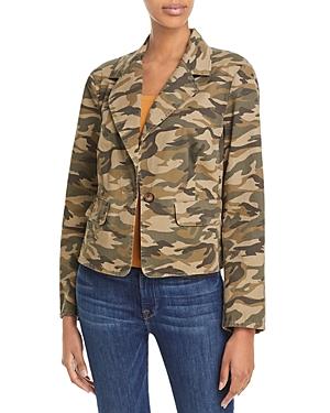 Aqua Camouflage Print Single Breasted Blazer - 100% Exclusive