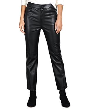 Sanctuary Faux Leather Kick Crop Pants