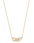 Moon & Meadow 14k Yellow Gold Interlocking Link Pendant Necklace, 15-17 - 100% Exclusive