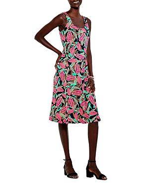 Colorful Canopy Printed Dress