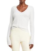 Rag & Bone Pierce Ribbed Cashmere V-neck Sweater