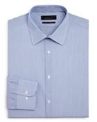 The Men's Store At Bloomingdale's Fine Shadow Striped Stretch Slim Fit Dress Shirt - 100% Exclusive
